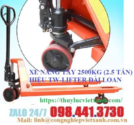 Xe nâng tay 2500kg (2.5 tấn) TW-LIFTER
