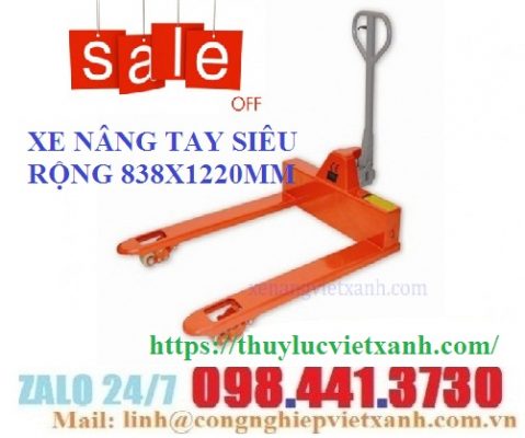 Xe nâng tay siêu rộng 838 x 1220mm TW- LIFTER