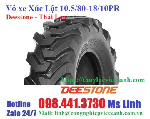 Vỏ xe xúc lật-Deestone - Thái Lan 10.5-80-18-10PR