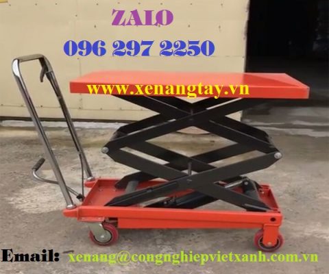 Xe nâng mặt bàn 350kg nâng cao 1m585 hiệu Gamlift-Mỹ