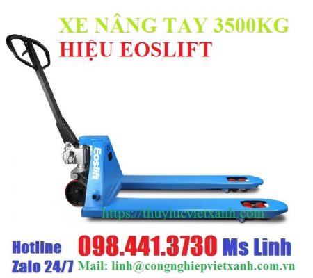 Xe nâng tay 3500kg hiệu Eoslift