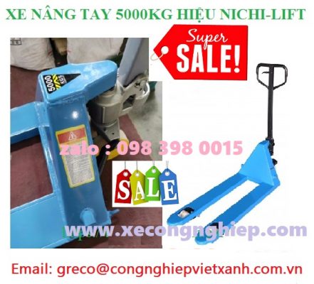 xe nâng tay 5000 kg- nichilift