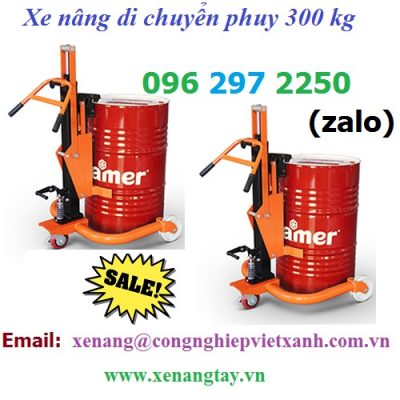 Xe nâng di chuyển phuy YTC0.3A 300kg
